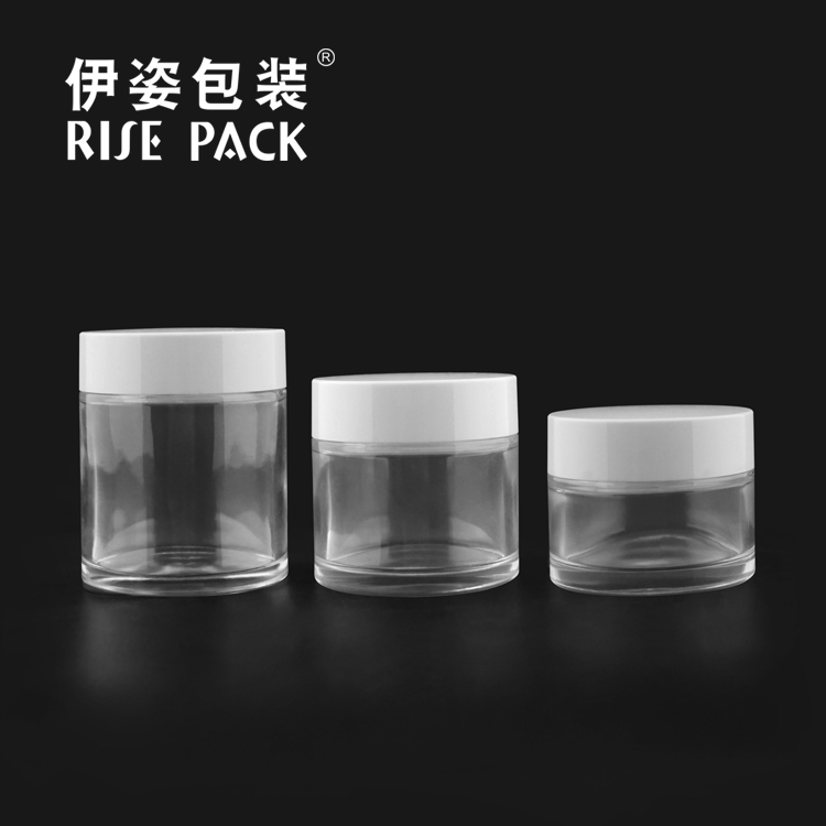 Glass Cream Jar