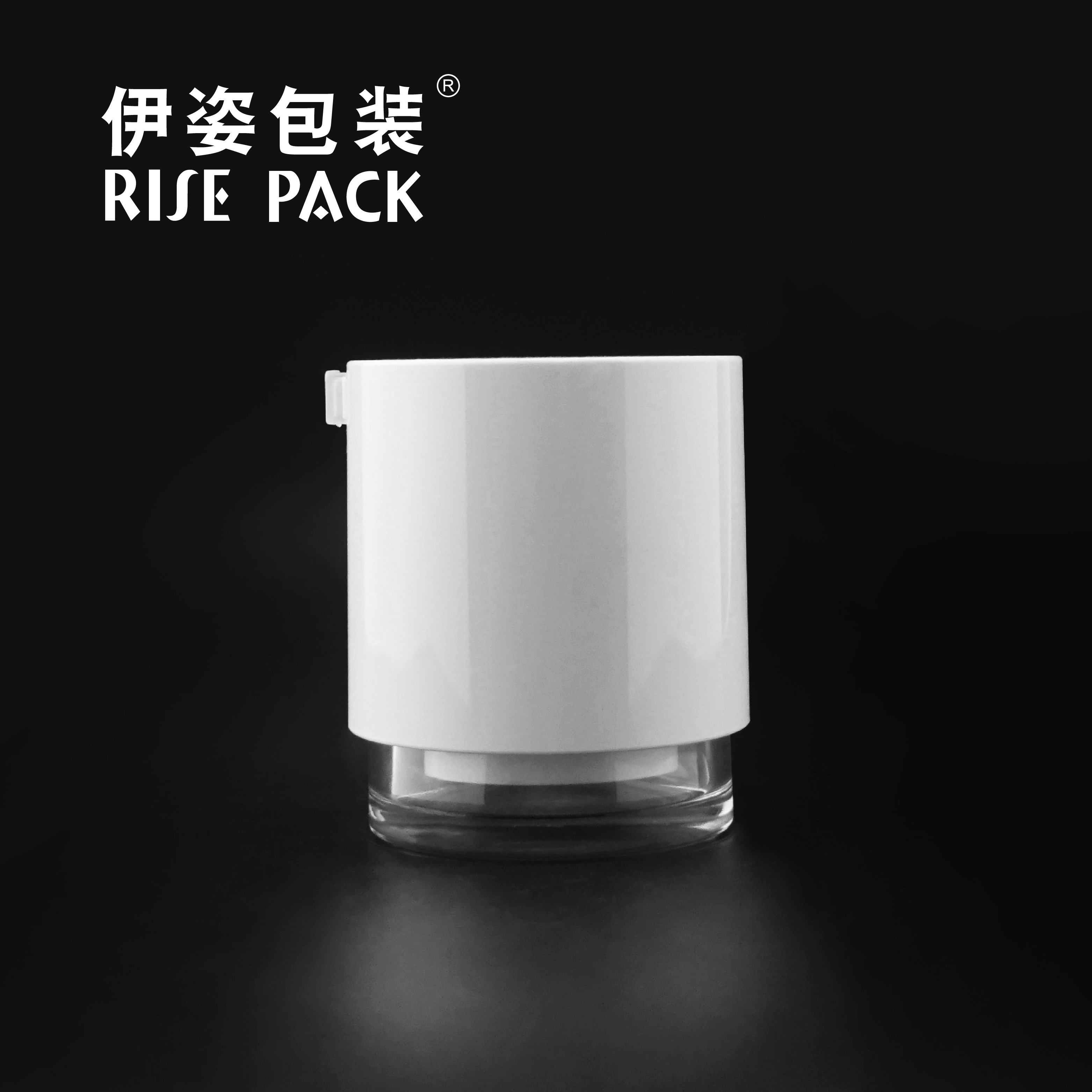 30g Glass Rotary Airless Cream Jar