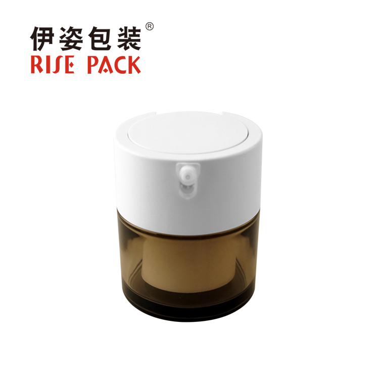 Glass Airless Cream Jar