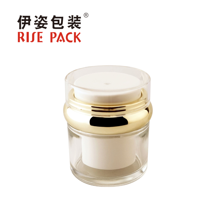 Glass Airless Cream Jar