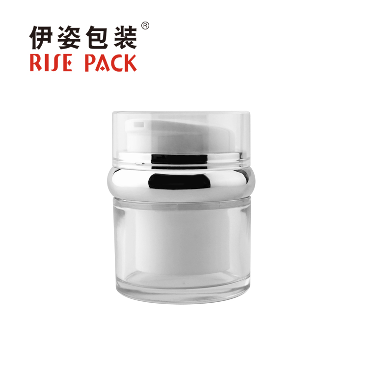 Glass Airless Cream Jar