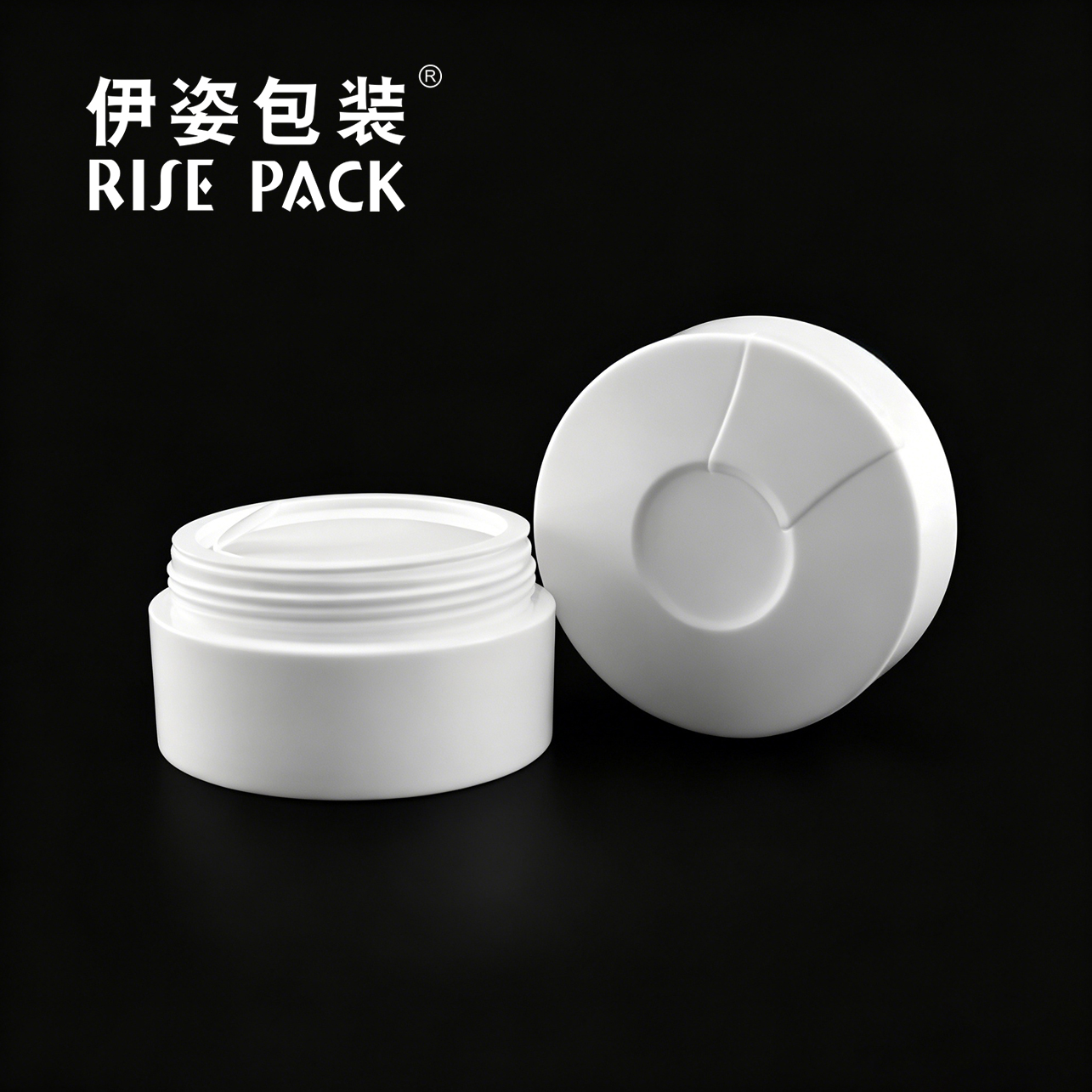 PP Cream Jar with Spoon